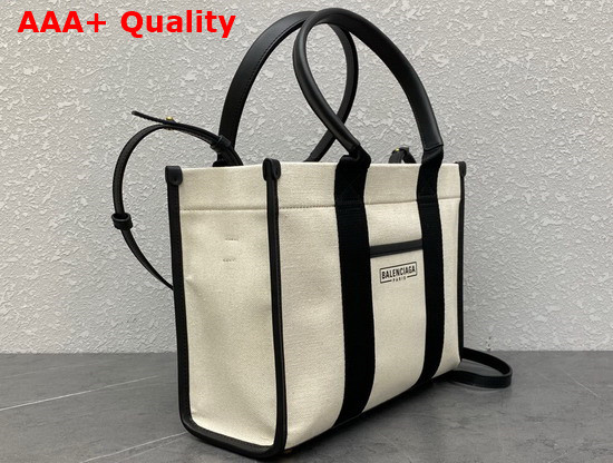 Balenciaga Hardware Small Tote Bag with Strap Beige Replica