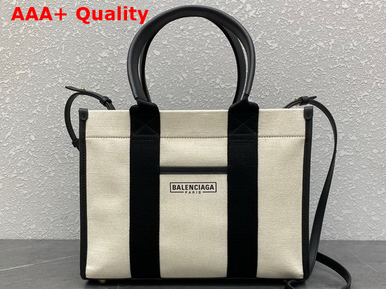 Balenciaga Hardware Small Tote Bag with Strap Beige Replica