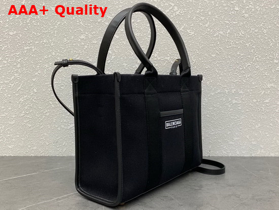 Balenciaga Hardware Small Tote Bag with Strap Black Replica