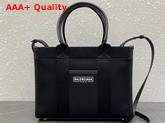 Balenciaga Hardware Small Tote Bag with Strap Black Replica