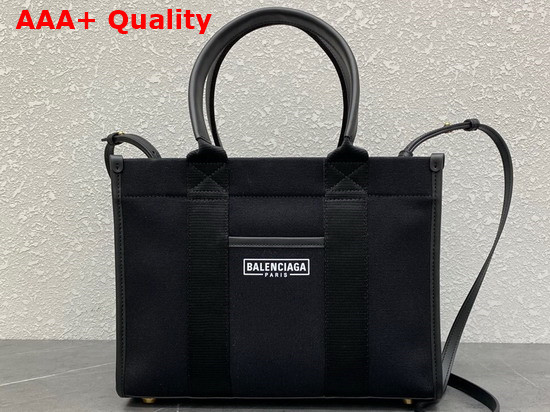 Balenciaga Hardware Small Tote Bag with Strap Black Replica