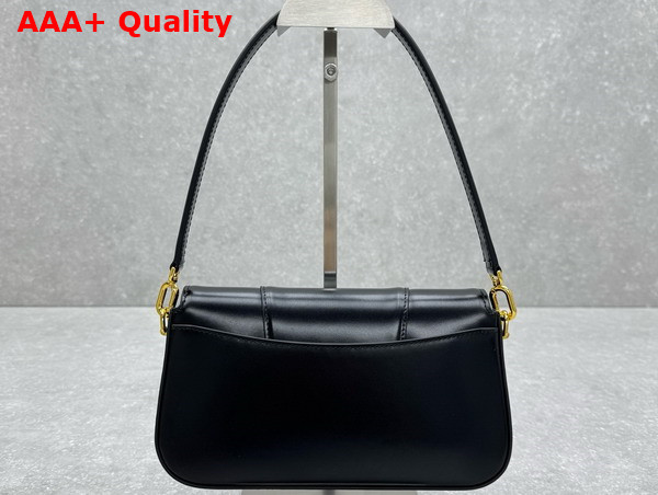 Balenciaga Hourglass Sling Bag Small in Black Shiny Box Calfskin Shiny Gold Hardware Replica