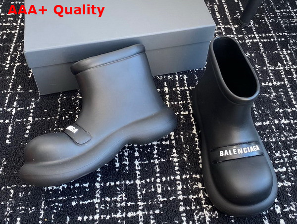 Balenciaga Hummer Rain Boot in Black Rebber Replica