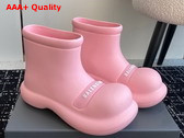 Balenciaga Hummer Rain Boot in Pink Rebber Replica