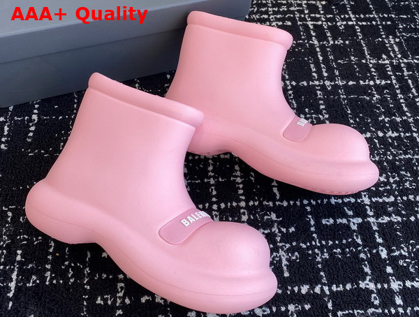 Balenciaga Hummer Rain Boot in Pink Rebber Replica
