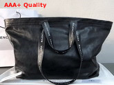 Balenciaga Ikea Tote in Black Lambskin Replica
