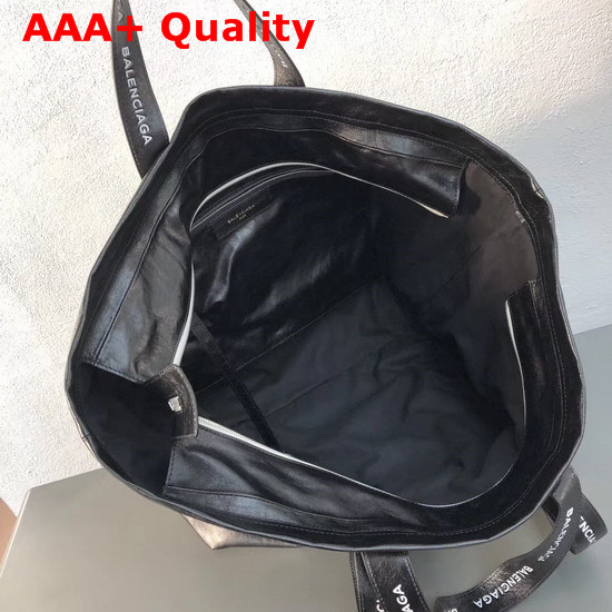 Balenciaga Ikea Tote in Black Lambskin Replica