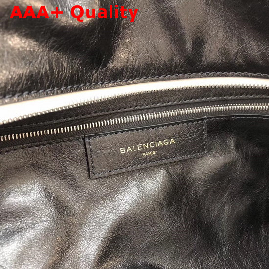 Balenciaga Ikea Tote in Black Lambskin Replica