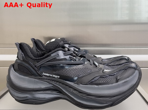 Balenciaga Jet Sneaker in Black TPU and Polyester Replica