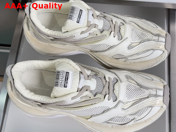 Balenciaga Jet Sneaker in Eggshell TPU and Polyester Replica