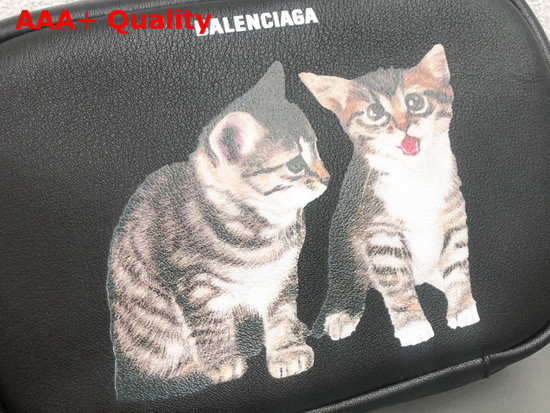 Balenciaga Kitten Everyday Camera Bag XS Black Replica