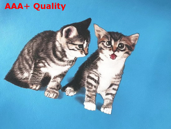 Balenciaga Kitten Shopping Bag in Light Blue Replica