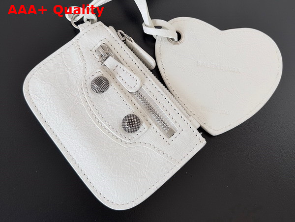 Balenciaga Le Cagole Medium Duffle Bag in White Arena Lambskin Replica