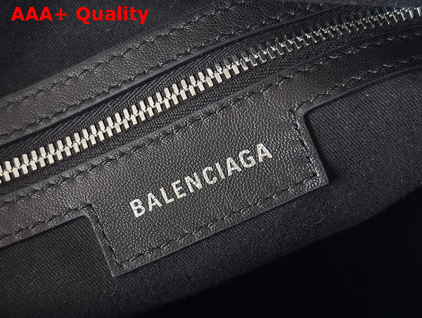 Balenciaga Le Cagole Medium Duffle Bag in White Arena Lambskin Replica