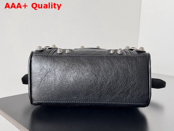 Balenciaga Le Cagole Mini Duffle Bag in Black Arena Lambskin Replica