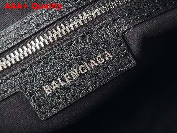 Balenciaga Le Cagole Mini Duffle Bag in Black Arena Lambskin Replica