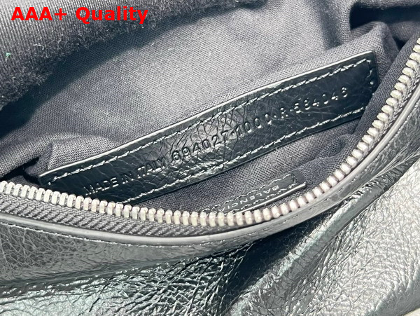 Balenciaga Le Cagole Mini Multipouch in Black Arena Lambskin Replica