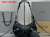 Balenciaga Le Cagole XS Shoulder Bag with Rhinestones Black Replica