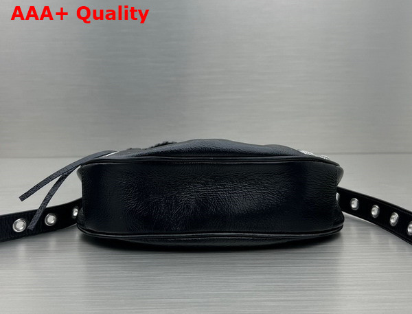 Balenciaga Le Cagole XS Shoulder Bag with Rhinestones Black Replica