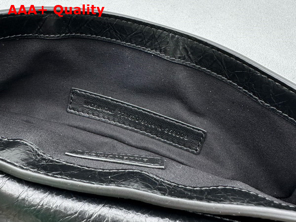 Balenciaga Le Cagole XS Sling Bag in Black Arena Lambskin Replica
