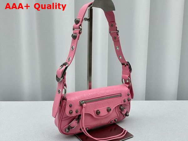 Balenciaga Le Cagole XS Sling Bag in Pink Arena Lambskin Replica