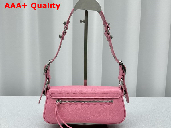 Balenciaga Le Cagole XS Sling Bag in Pink Arena Lambskin Replica