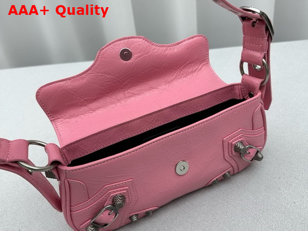 Balenciaga Le Cagole XS Sling Bag in Pink Arena Lambskin Replica