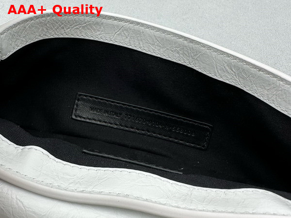 Balenciaga Le Cagole XS Sling Bag in White Arena Lambskin Replica