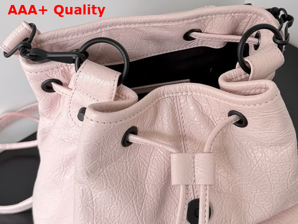 Balenciaga Le City Backpack Mini in Petal Pink Arena Lambskin Replica