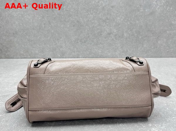 Balenciaga Le City Bag East West in Sesame Arena Storico Lambskin Replica