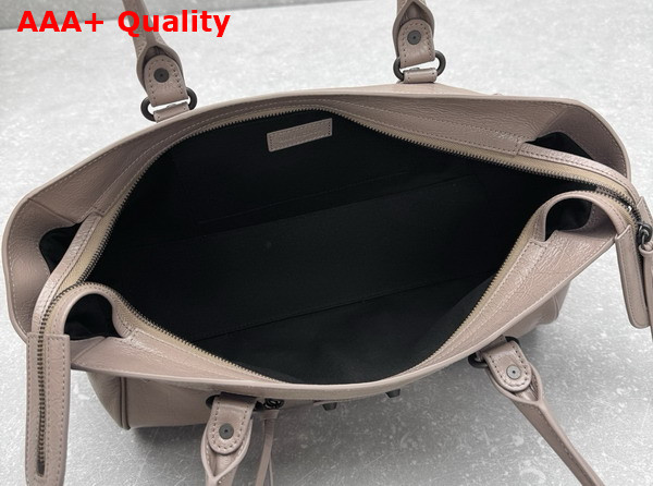 Balenciaga Le City Bag East West in Sesame Arena Storico Lambskin Replica