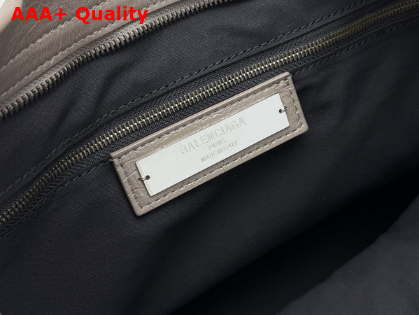 Balenciaga Le City Bag Large in Dark Noix Arena Lambskin Replica