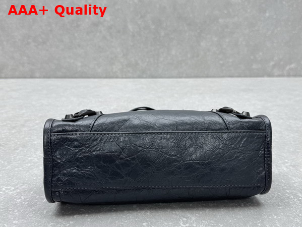 Balenciaga Le City Bag Mini in Volcanic Rock Arena Lambskin Replica