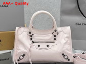 Balenciaga Le City Bag Small in Petal Pink Arena Lambskin Replica