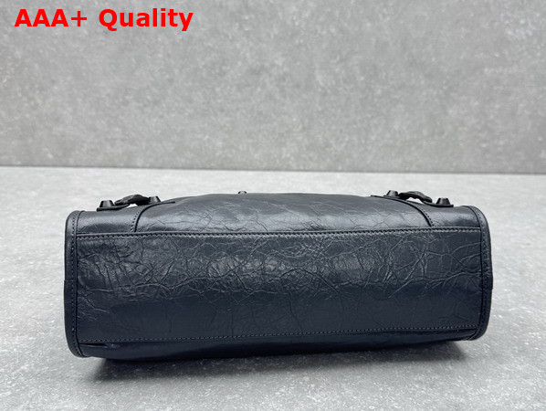Balenciaga Le City Bag Small in Volcanic Rock Arena Lambskin Replica
