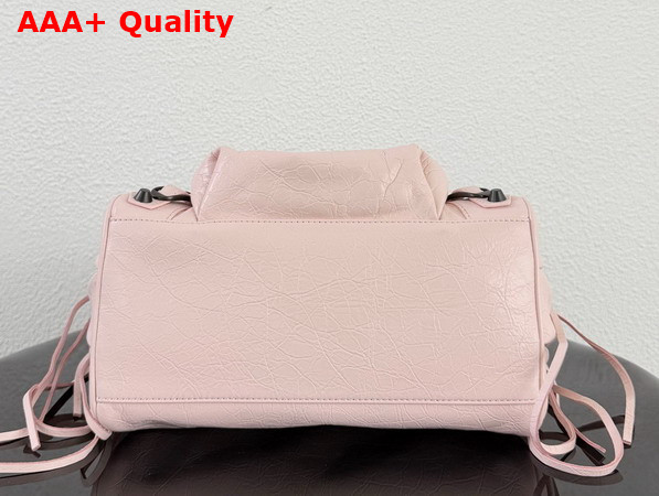 Balenciaga Le City Bucket Bag Small in Petal Pink Arena Lambskin Replica