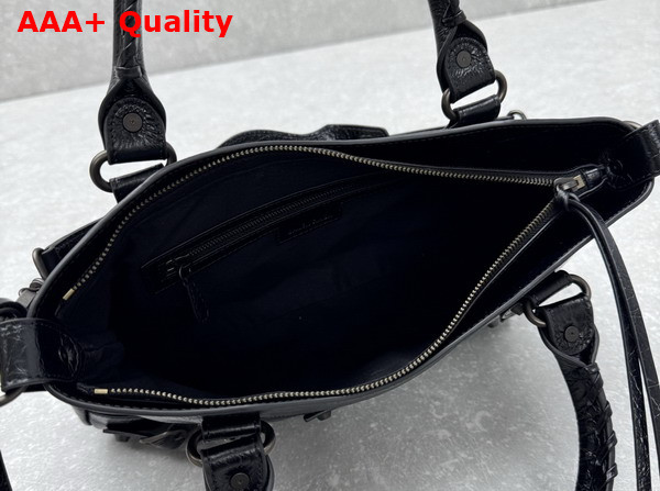 Balenciaga Le City First Bag in Black Arena Lambskin Replica