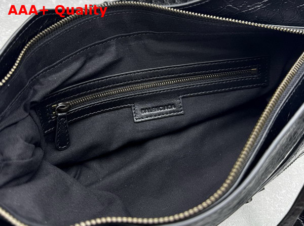 Balenciaga Le City First Bag in Black Arena Lambskin Replica