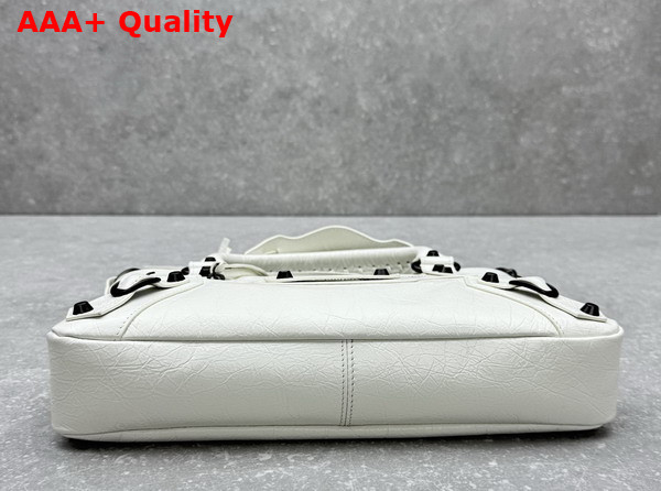 Balenciaga Le City First Bag in White Arena Lambskin Replica