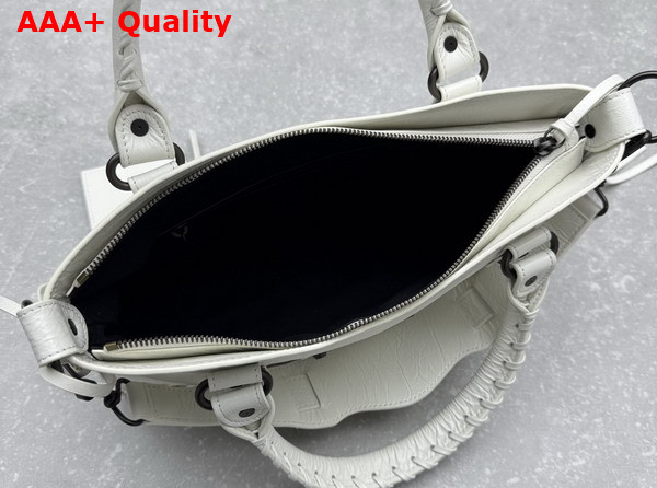Balenciaga Le City First Bag in White Arena Lambskin Replica