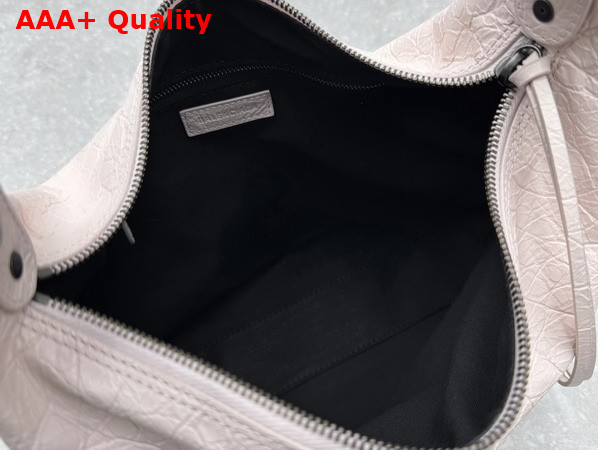 Balenciaga Le City Hobo Bag Small in Petal Pink Arena Lambskin Replica