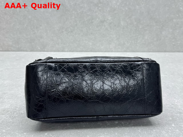 Balenciaga Le City Moto Small in Black Arena Storico Lambskin Brass Hardware Replica