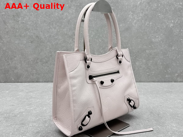 Balenciaga Le City Tote Bag Small in Petal Pink Arena Lambskin Replica