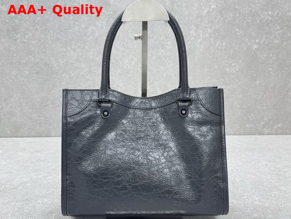 Balenciaga Le City Tote Bag Small in Volcanic Rock Lambskin Replica