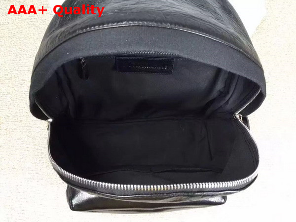 Balenciaga Leather Backpack in Black Calfskin Replica