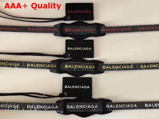 Balenciaga Logo Classic Strap Black Replica