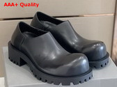 Balenciaga Mens Hummer Derby in Black Matte Calfskin Replica