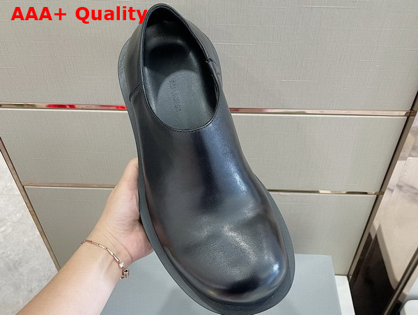 Balenciaga Mens Hummer Derby in Black Matte Calfskin Replica