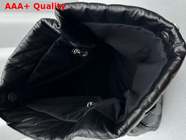 Balenciaga Monaco Medium Chain Bag in Black Quilted Thin Calfskin Aged Silver Hardware Replica