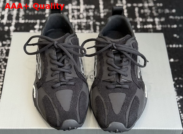 Balenciaga Monday Ultra Sneaker in Black Cotton and Polyester Replica